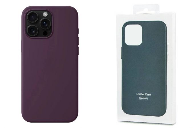 Чехол для iPhone 16 (6,1) Silicone Case Soft Touch MagSafe Plum (сливовый)
