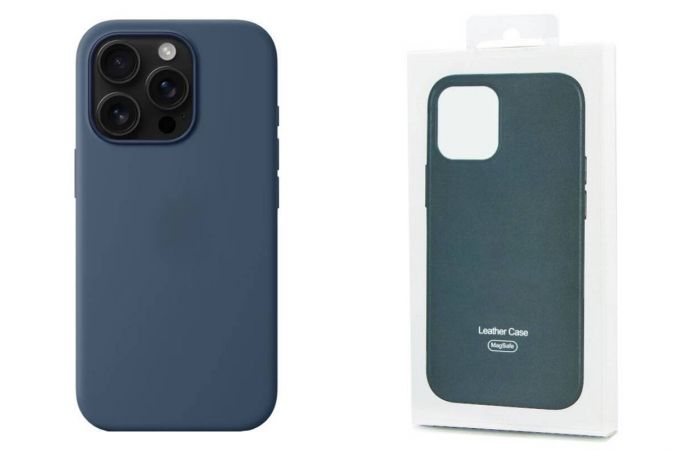 Чехол для iPhone 16 (6,1) Silicone Case Soft Touch MagSafe Denim(деним)