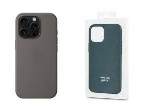Чехол для iPhone 16 Pro Max (6,9) Silicone Case Soft Touch MagSafe Stone Gray (серый камень)