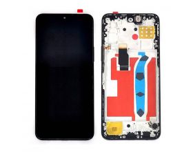 Дисплей для Huawei Honor X8 (TFY-LX1)i в сборе с тачскрином + рамка (черный) УЦЕНКА