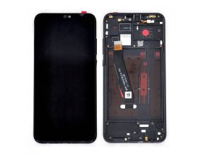 Дисплей для Huawei Honor 8X (JSN-L21)/ Honor 9X Lite в сборе с тачскрином + рамка (черный) УЦЕНКА