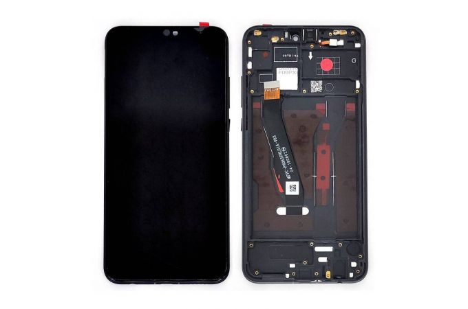 Дисплей для Huawei Honor 8X (JSN-L21)/ Honor 9X Lite в сборе с тачскрином + рамка (черный) УЦЕНКА