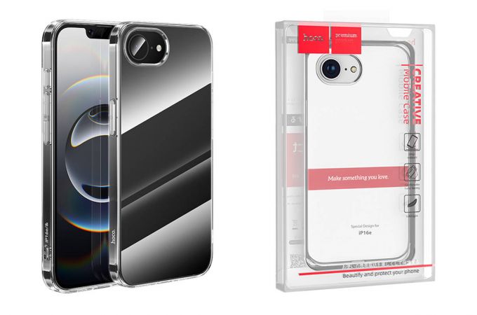Чехол для телефона iPhone 16e HOCO Light (прозрачный)