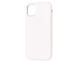 Чехол силиконовый iPhone 11 Pro (5.8) с хромовым контуром (белый)