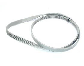 Ремень 1280 J6 для стиральной машины Electrolux, Zanussi, AEG, Whirlpool, Indesit белый 1240мм