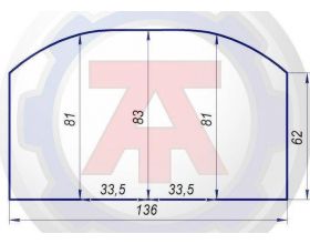 Автотепло №6, автомобильный утеплитель двигателя 3,0 кг, 133х85 см.
