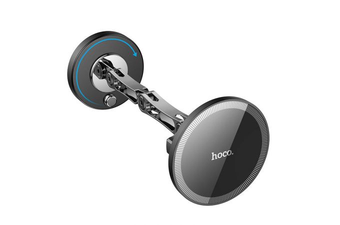 Держатель автомобильный для телефона HOCO H50 Jacques metal ring magnetic car holder черный