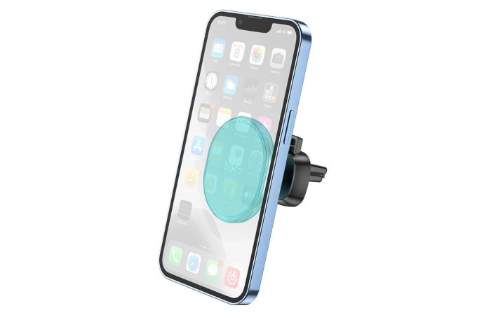 Держатель автомобильный для телефона HOCO H1 Crystal magnetic car holder(air outlet) holder цвет магический лед