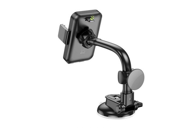 Держатель автомобильный для телефона HOCO H27 Rock push-type car holder(center console) черный