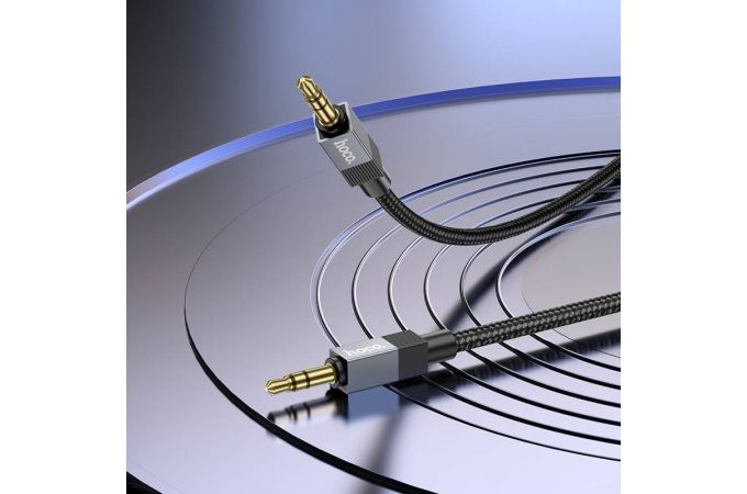 Кабель аудио HOCO UPA32 Clever 1 метр черный