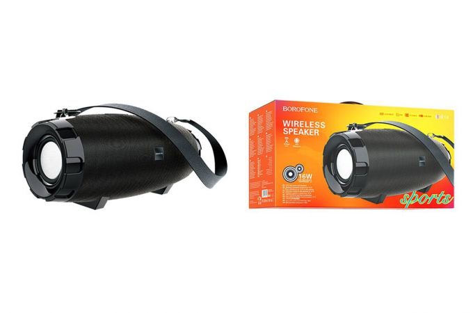 Портативная беспроводная колонка BOROFONE BR14 Coolant sports (черный)