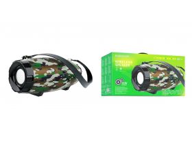 Портативная беспроводная колонка BOROFONE BR14 Coolant sports (зеленый камуфляж)