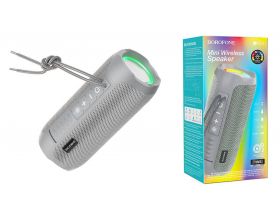 Портативная беспроводная колонка BOROFONE BR21 Sports BT (серый)