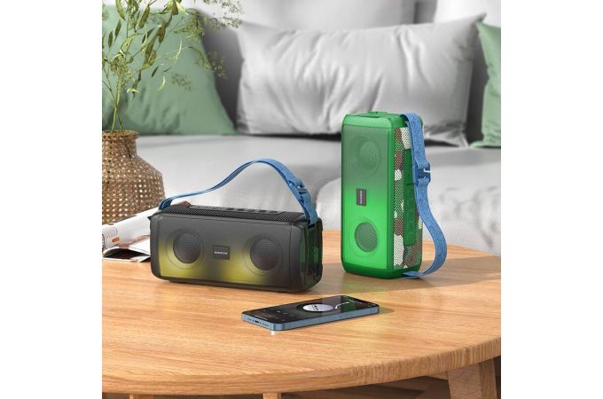 Портативная беспроводная колонка BOROFONE BR26 Daring sport (темно-синий)