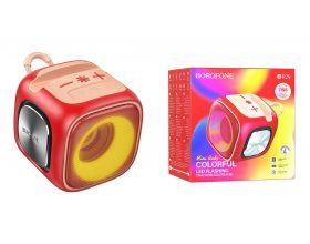 Портативная беспроводная колонка BOROFONE BR29 Interest sports (красный)