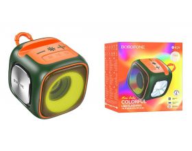 Портативная беспроводная колонка BOROFONE BR29 Interest sports (темно-зеленый)