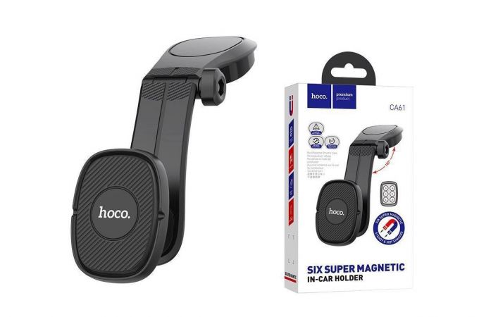 Держатель автомобильный для телефона HOCO CA61 Kaile center console In-car holder черный