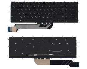 Клавиатура для ноутбука Dell Inspiron 15-5565 черная с подсветкой