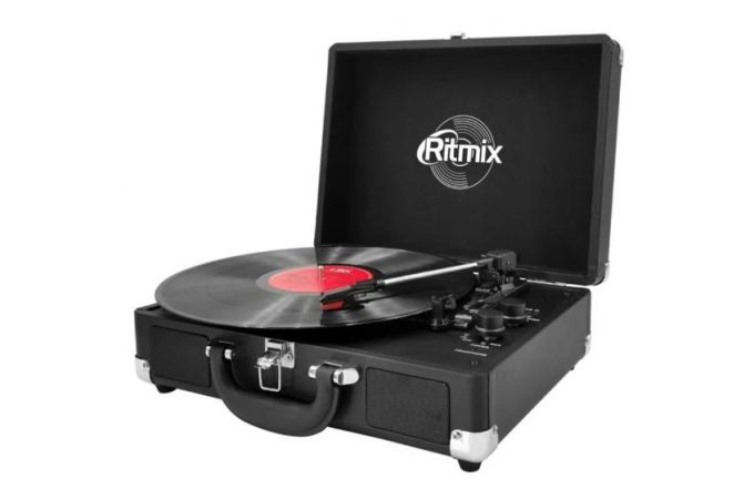 Проигрыватель для виниловых пластинок Ritmix LP-120B black повр.упак.