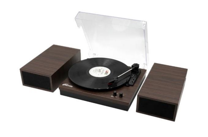 Проигрыватель для виниловых пластинок Ritmix LP-340B dark wood повр.упак.