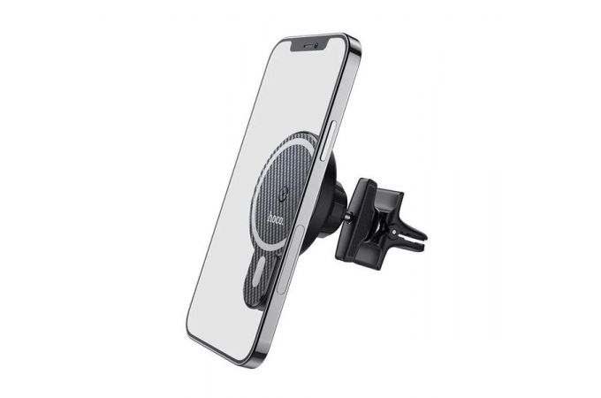 Держатель автомобильный для телефона HOCO CA85 Ultra fastmagnetic wireless charging car holder черный