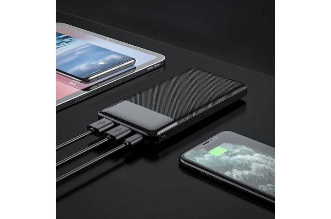 Универсальный дополнительный аккумулятор Power Bank HOCO J72 (10000 mAh) (черный)