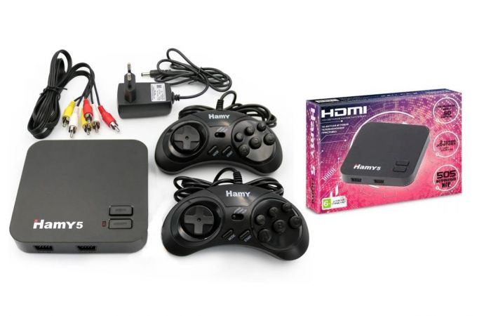 Игровая приставка "Hamy 5" HDMI 16+8 Bit (505 встроенных игр)