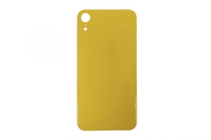 Заднее стекло для iPhone XR (желтый) легкая установка CE