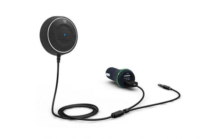 Аудиоадаптер Quantoom Bluetooth AUX hands free bluetooth 4.1, аккумулятор