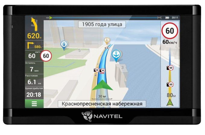 GPS-автонавигатор Navitel N500 Magnetic 5",480х272,8Gb,microSDHC