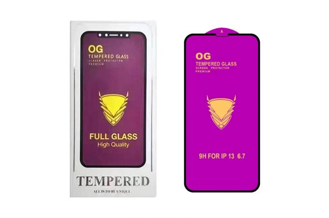 Защитное стекло для Xiaomi Poco M4 (черный) OG Tempered Full Glass 9H