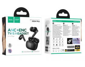 Наушники вакуумные беспроводные HOCO EQ34 Plus Rima ANC BT headset(App) wireless BT headset (черный)