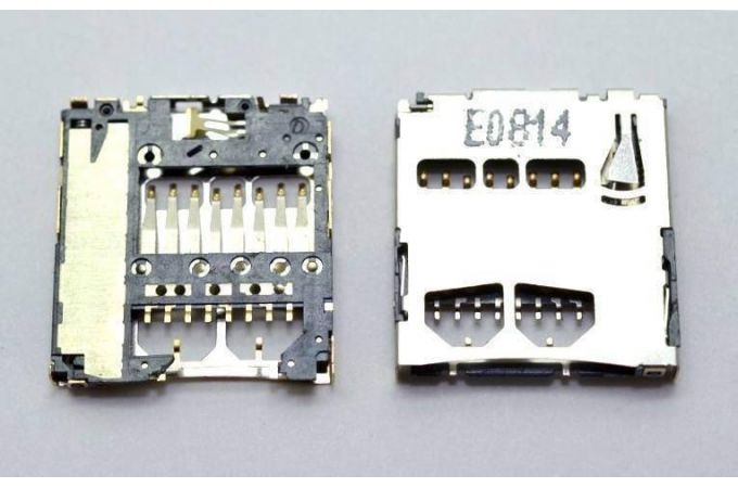 Контакты MicroSD для Samsung i9100 с держателем