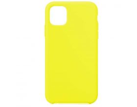 Чехол для iPhone 11 (6.1) Silicone Case Soft Touch (ярко-желтый)