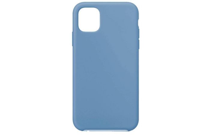 Чехол для iPhone 11 (6.1) Silicone Case Soft Touch (небесный)