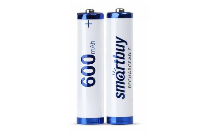 Аккумулятор NiMh Smartbuy AAA/2BL 600 mAh цена за 2 шт (24/240) (SBBR-3A02BL600)