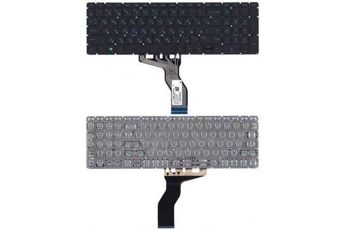 Клавиатура для ноутбука HP Pavilion Power 15-cb000 черная с подсветкой