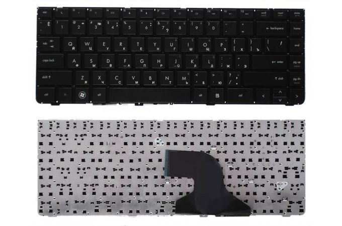 Клавиатура для ноутбука HP ProBook 4330S 4331S черная без рамки