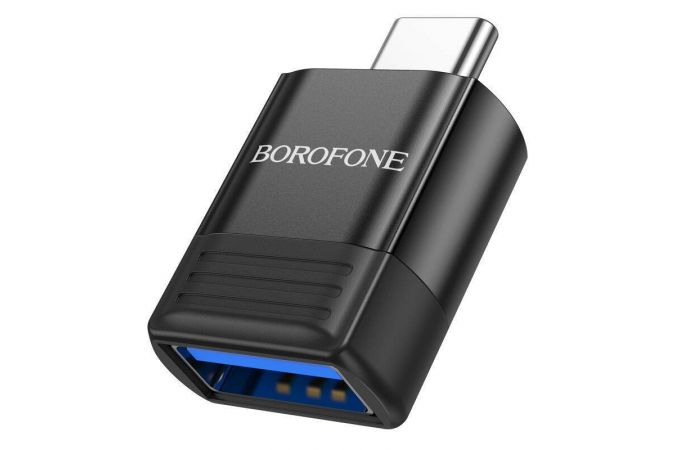 Переходник OTG Borofone BV18 Type-C штекер на USB гнездо USB3.0 адаптер