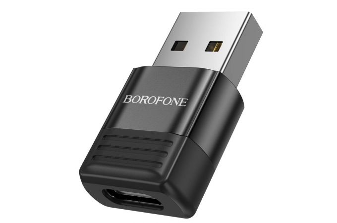 Переходник OTG Borofone BV18 USB штекер на Type-C гнездо USB2.0 адаптер