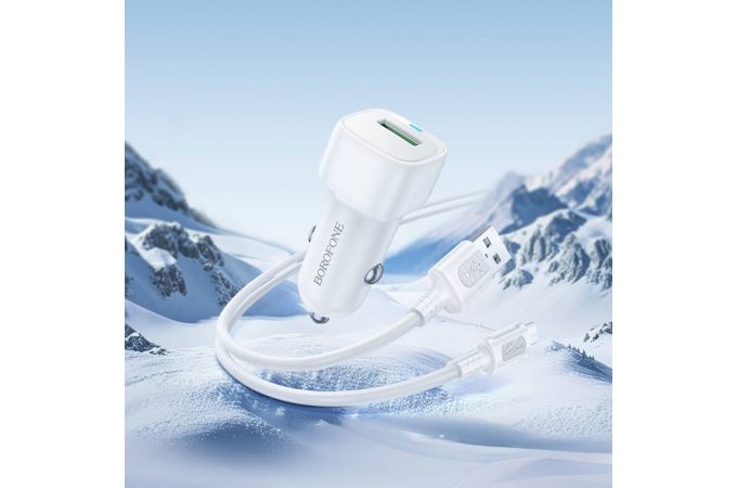 Автомобильное зарядное устройство BOROFONE BZ34  BZ34 Cloud QC3.0 с одним портом QC3.0 (Micro) (черный)
