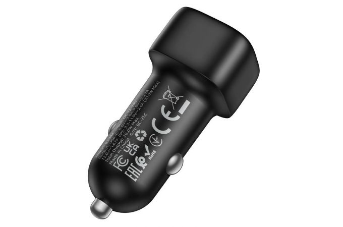 Автомобильное зарядное устройство BOROFONE BZ34A Cloud с одним портом PD20W (черный)
