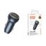 Автомобильное зарядное устройство АЗУ BOROFONE BZ32B Fresh 48W с 2 портами USB + Type-C PD30W+QC3.0 (металлический серый)