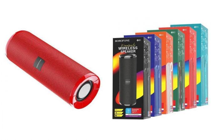 Портативная беспроводная колонка BOROFONE BR1 Beyong sport (красный)