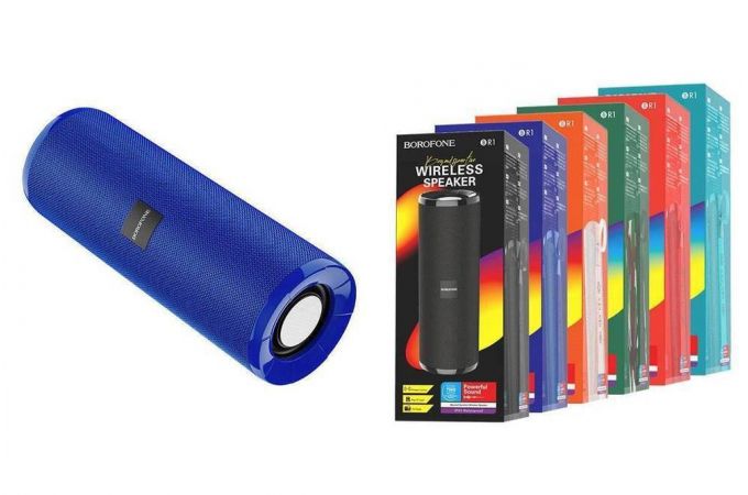 Портативная беспроводная колонка BOROFONE BR1 Beyong sport (синий)