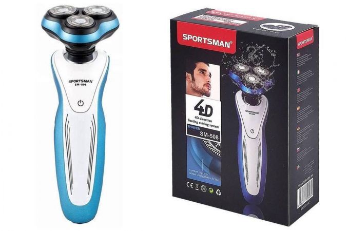 Электробритва Sportsman SM-508 (аккум, 3 нож)