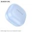 Наушники вакуумные беспроводные BOROFONE BW10 Magic rhyme true wireless BT Earphone Bluetooth (серебристо-голубой)