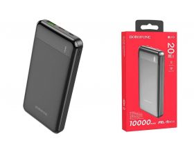 Универсальный дополнительный аккумулятор Power Bank BOROFONE BJ19 PD20 + QC 3.0 (10000 mAh) (черный)