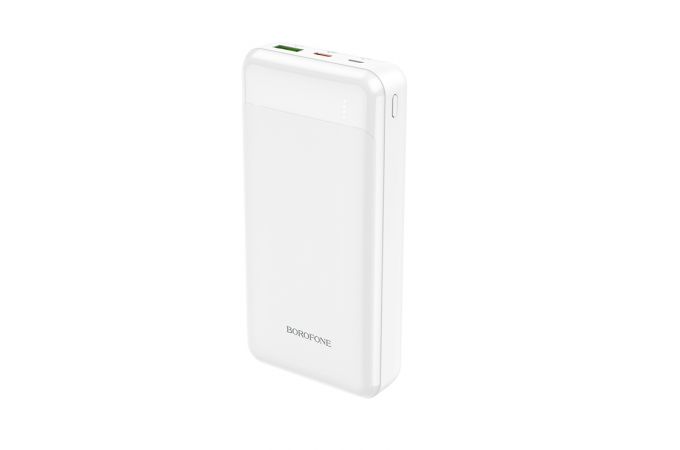 Универсальный дополнительный аккумулятор Power Bank BOROFONE BJ19A PD20 + QC 3.0 (20000 mAh) (белый)