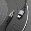 Кабель аудио HOCO UPA26 (штекер Lightning - вход AUX 3.5 mm) (черный) 1м